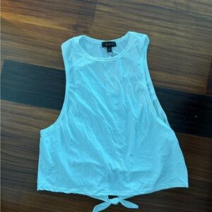 Alala white mesh workout tank